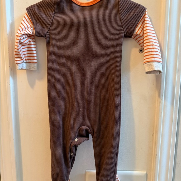 My First Turkey Day Romper - Picture 6 of 8